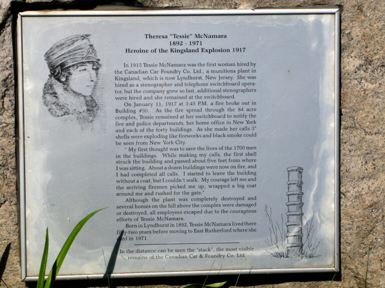 1917 Heroine “Tessie” McNamara