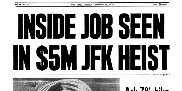 The JFK Terminal Lufthansa Heist
